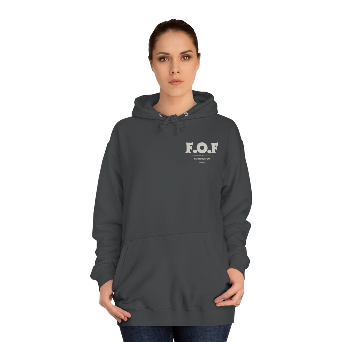 "Faith Over Fear" Premium Pullover Hoodie