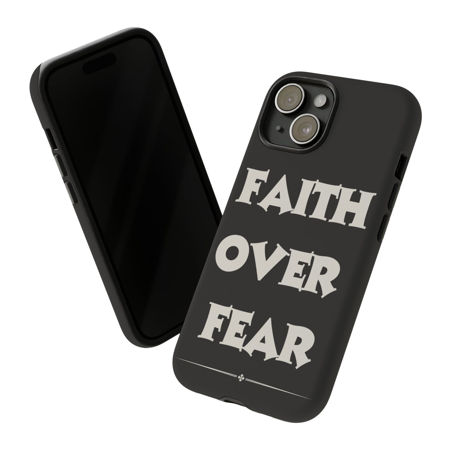 "Faith Over Fear" iPhone 15 Phone Cases