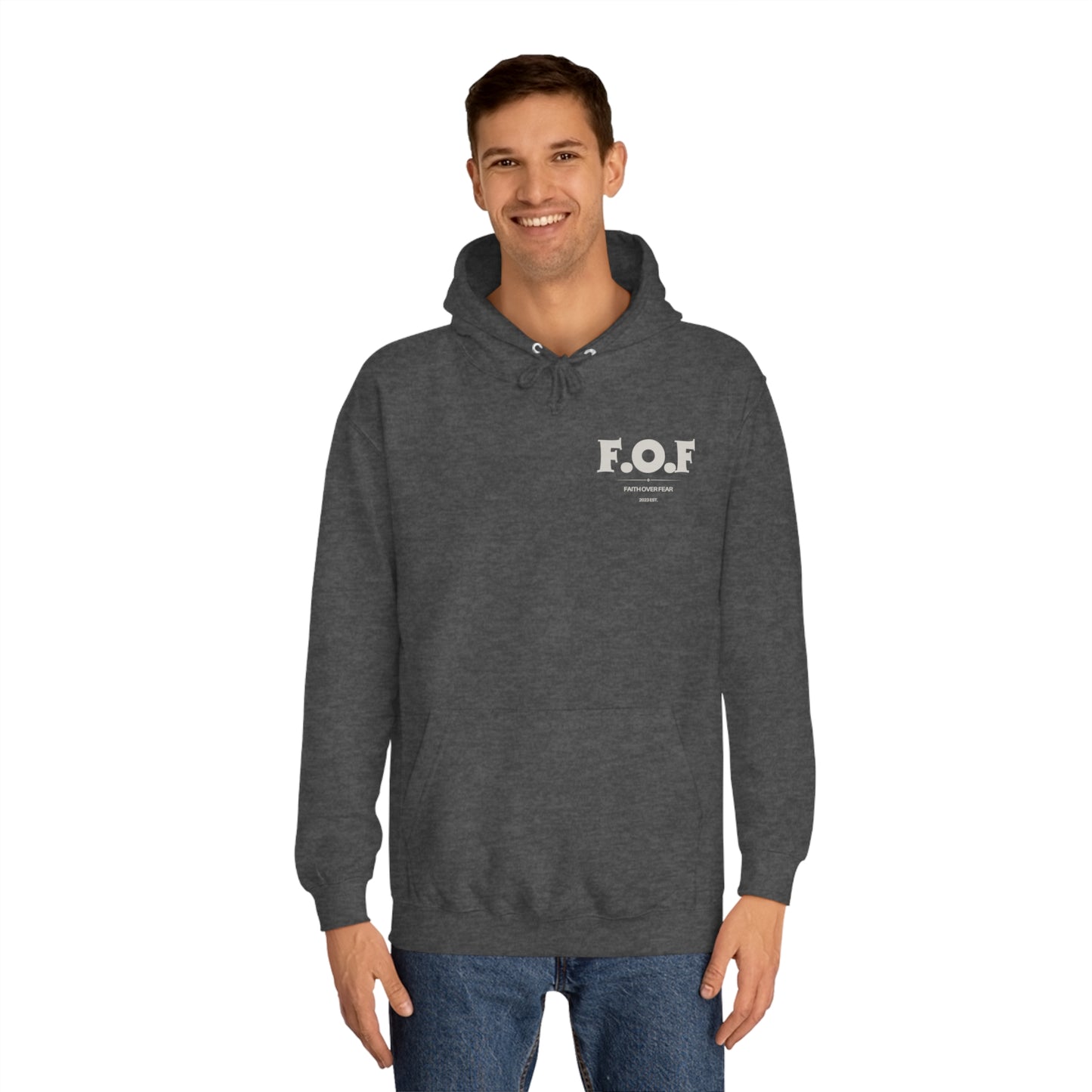 "Faith Over Fear" Premium Pullover Hoodie