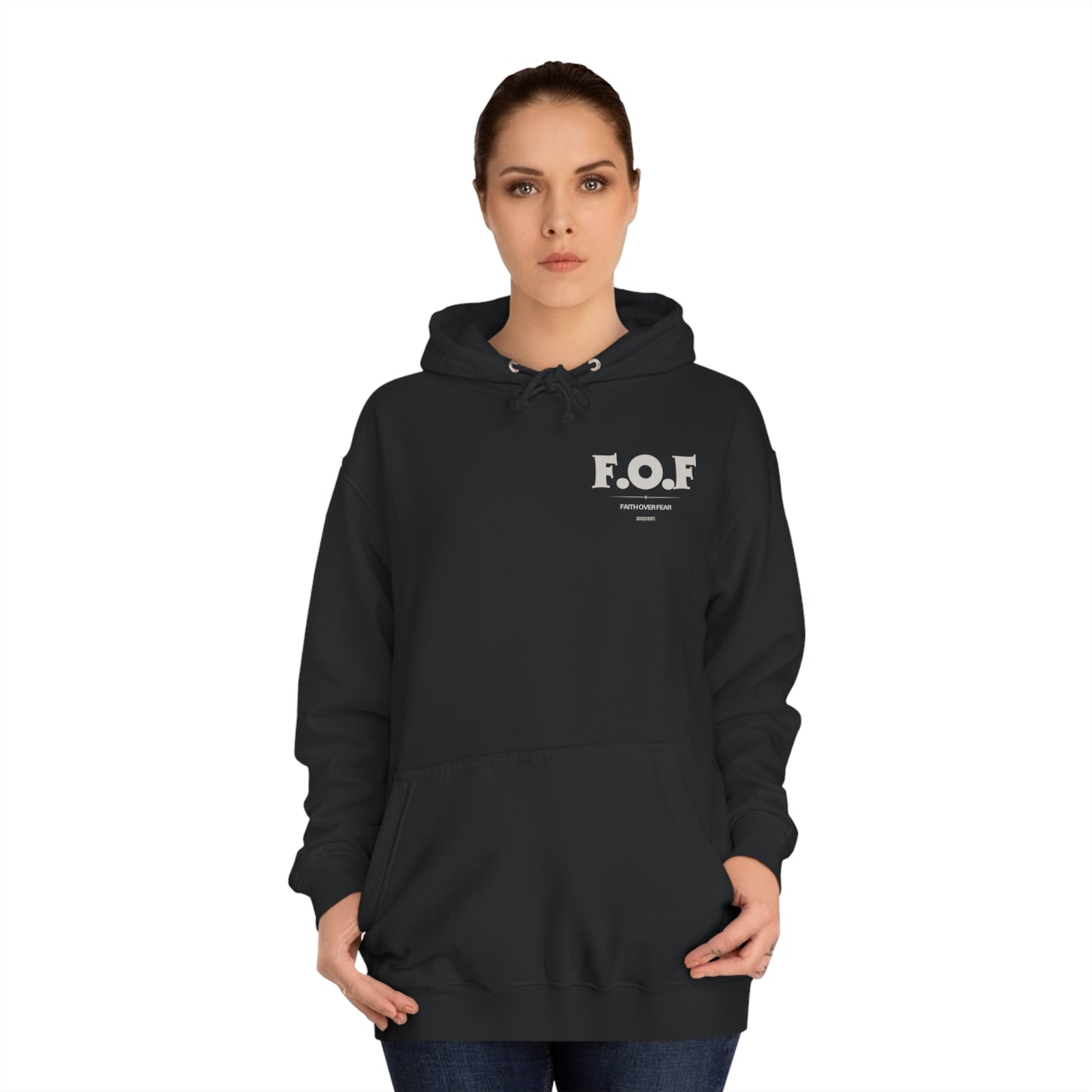 "Faith Over Fear" Premium Pullover Hoodie