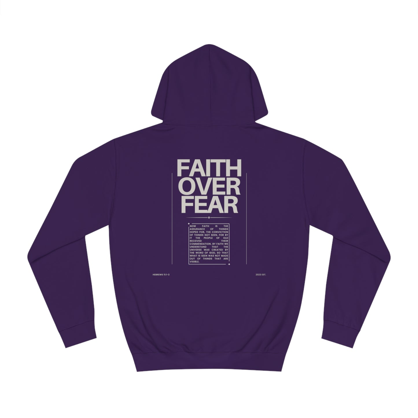 "Faith Over Fear" Premium Pullover Hoodie