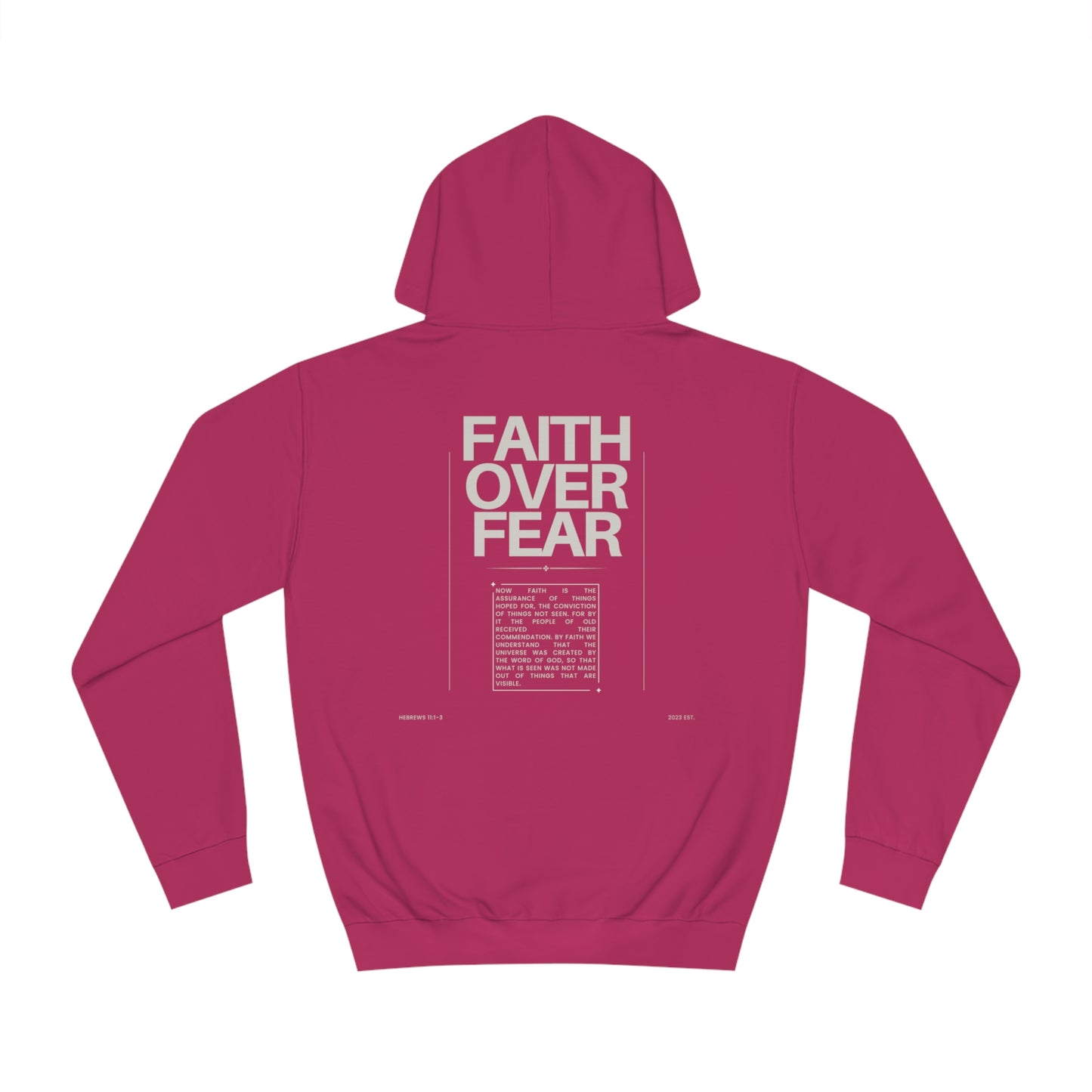 "Faith Over Fear" Premium Pullover Hoodie