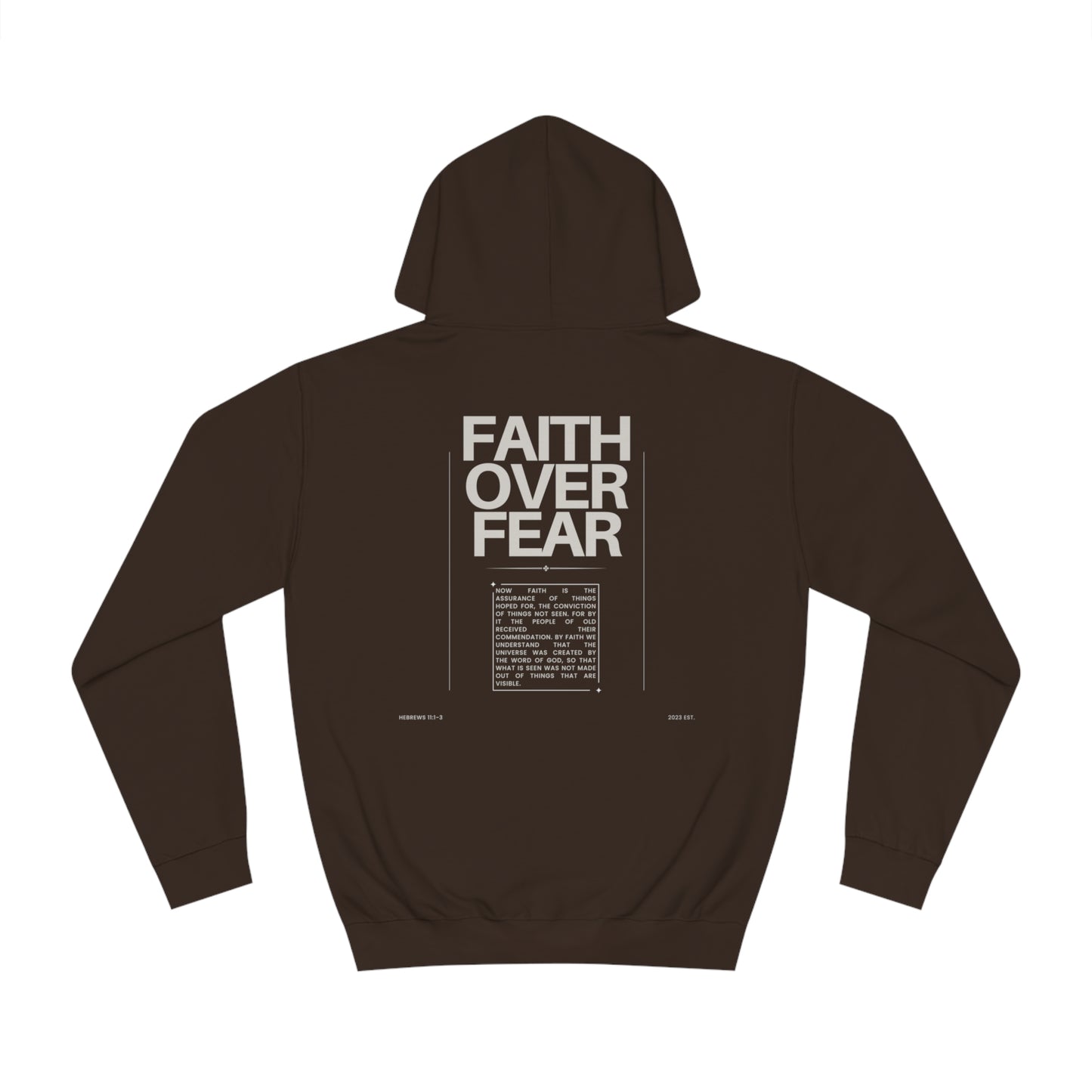 "Faith Over Fear" Premium Pullover Hoodie